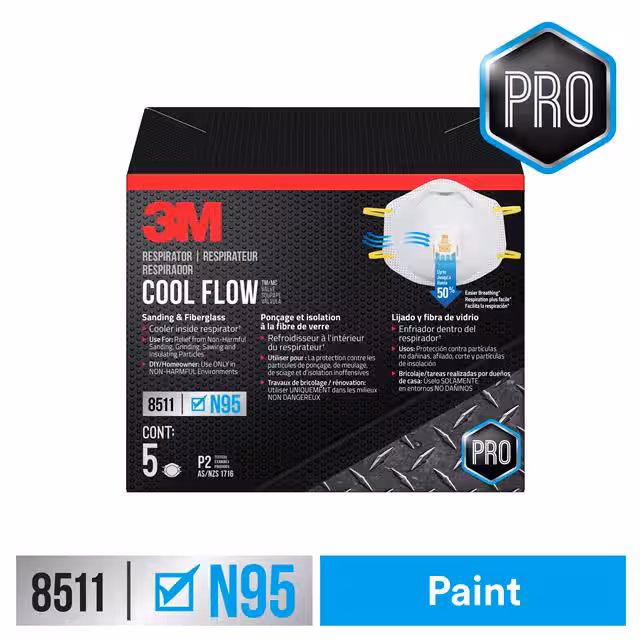 8511PB6-B-PS 3M  Personal Protective Equipment (PPE)